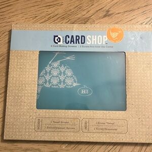 Provo craft Yudu screen printing card shop tweet screen.